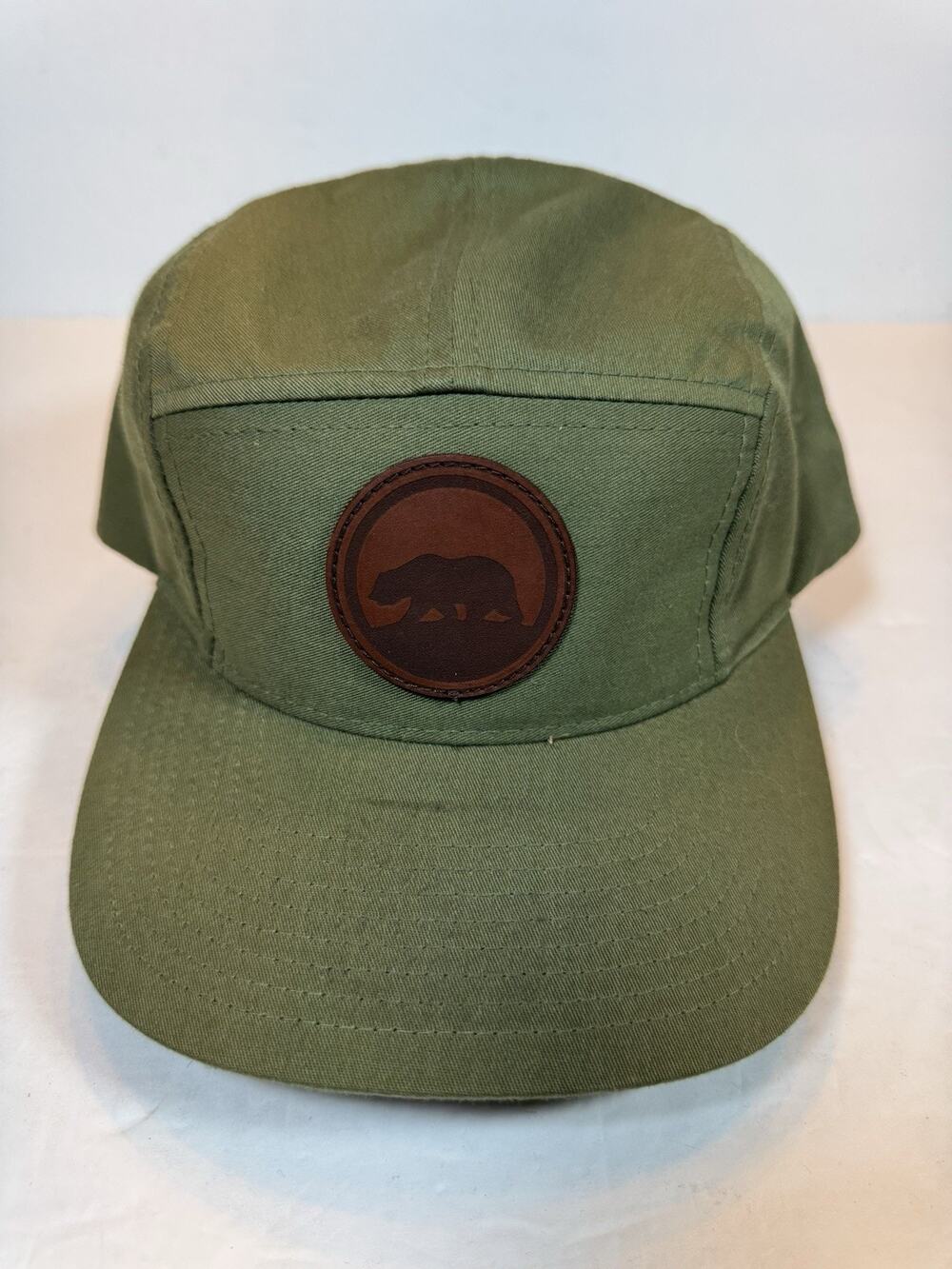 One Size Alvarado Street Brewery Olive Green Bear Logo Baseball Cap Hat